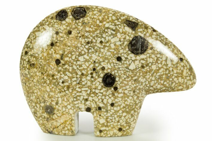 Carved Quartz In Feldspar Zuni Bear - Montana #344917